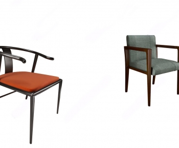 New Chinese Style Single Chair-ID:881122445