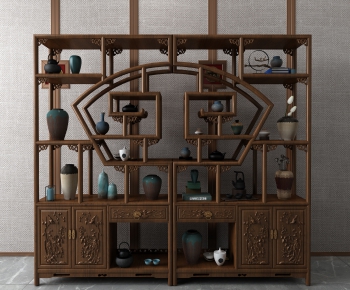 New Chinese Style Antique Rack-ID:784126857