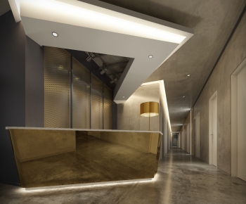 Modern Office Reception Desk-ID:492212756