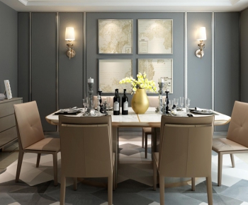 Modern Dining Table And Chairs-ID:755493832