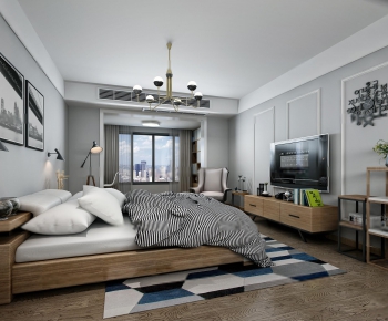 Nordic Style Bedroom-ID:897819561