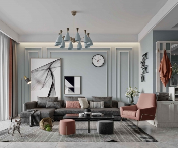 Nordic Style A Living Room-ID:354225676
