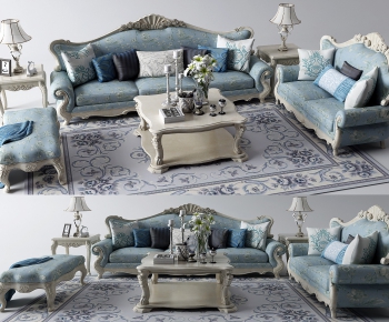 European Style Sofa Combination-ID:576820915