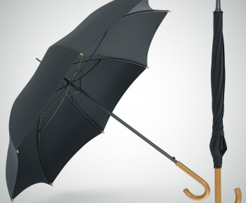 现代黑色雨伞-ID:434711232