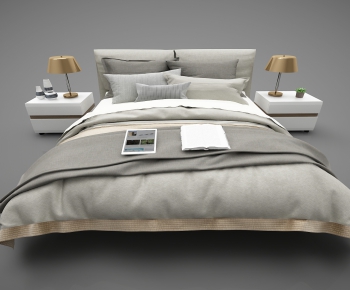 Modern Double Bed-ID:233275648