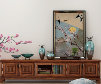 New Chinese Style TV Cabinet-ID:592317232