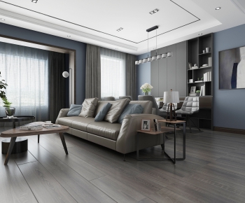 Modern A Living Room-ID:283002727