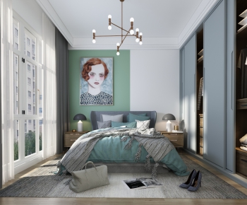 Nordic Style Bedroom-ID:991362584