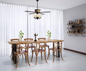 Nordic Style Dining Table And Chairs-ID:300045518