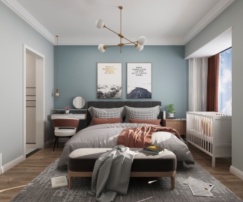 Nordic Style Bedroom-ID:118326836