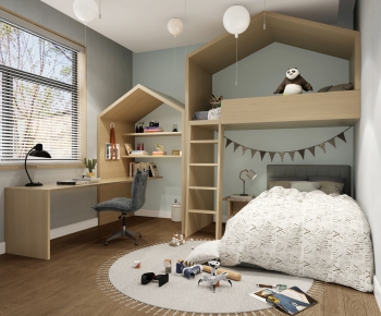Nordic Style Children's Room-ID:116257245