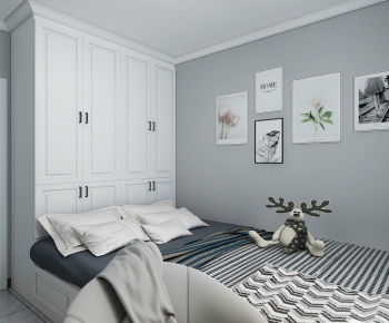 Nordic Style Bedroom-ID:960608183