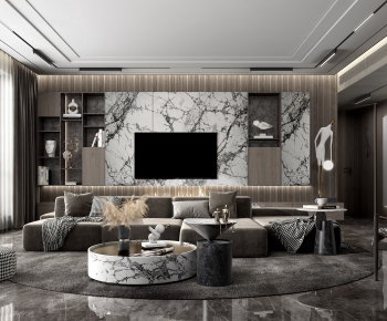 Modern A Living Room-ID:130687226