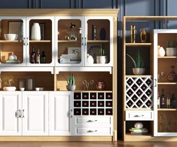 Nordic Style Wine Cabinet-ID:951712512
