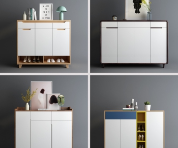 Nordic Style Shoe Cabinet-ID:936471334