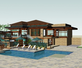 Modern Villa Appearance-ID:588291135