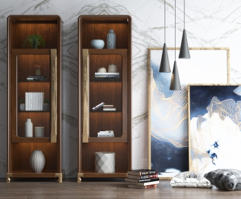 New Chinese Style Bookcase-ID:802317515