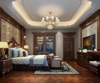 New Chinese Style Bedroom-ID:574149631