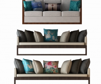 New Chinese Style Sofa Combination-ID:122207853