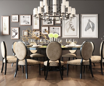 Modern Dining Table And Chairs-ID:933391133