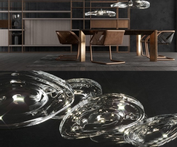 Modern Dining Table And Chairs-ID:501221652