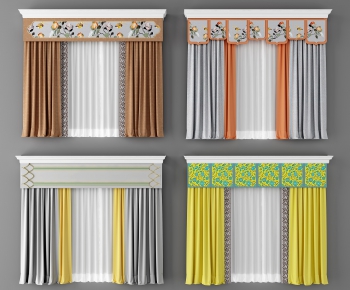 New Chinese Style The Curtain-ID:490936283