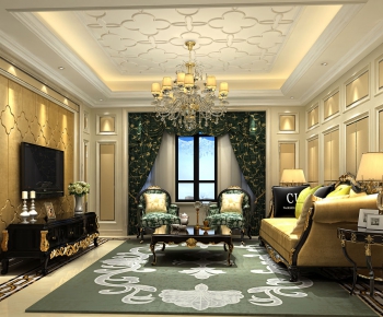 European Style A Living Room-ID:202234416