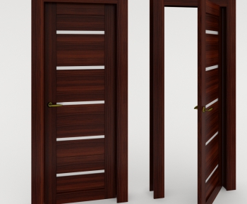 Modern Solid Wood Door-ID:511218965