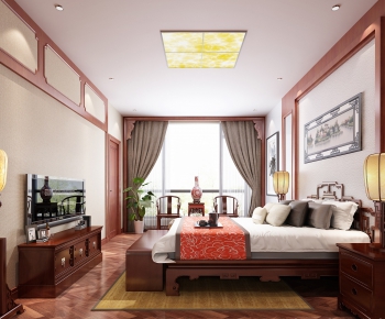 Chinese Style Bedroom-ID:616534798