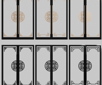 Chinese Style Double Door-ID:793373636