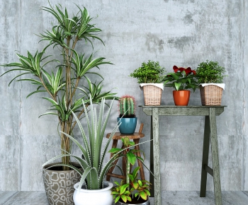 Modern Potted Green Plant-ID:169790969