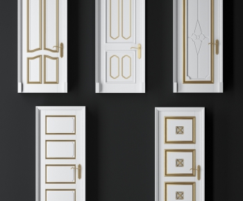 European Style Solid Wood Door-ID:730693413