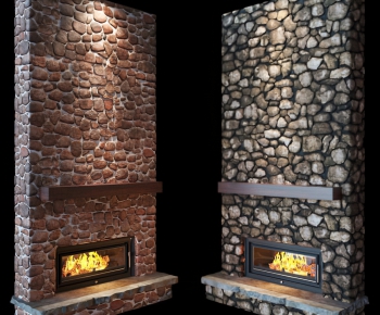 Country Style Fireplace-ID:871009355