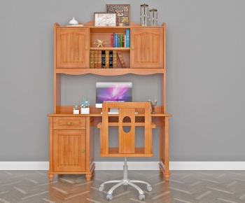 Modern Computer Desk And Chair-ID:574799427