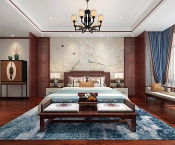 Chinese Style Bedroom-ID:113056943