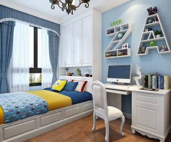 Simple European Style Study Space-ID:489097984