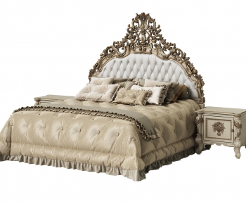 European Style Double Bed-ID:563041675