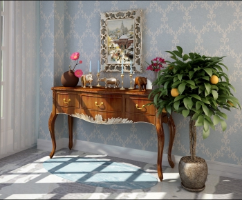 Simple European Style Console-ID:422404171
