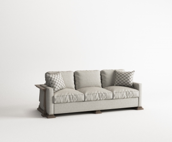 American Style Three-seat Sofa-ID:645390916