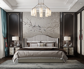 New Chinese Style Bedroom-ID:430236828