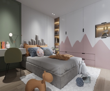 Nordic Style Girl's Room Daughter's Room-ID:697233193