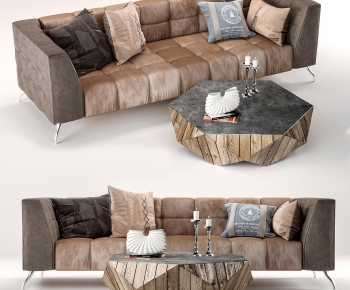 Modern Three-seat Sofa-ID:768361787