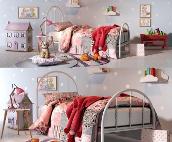 Modern Child's Bed-ID:405877829