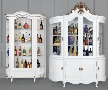 Simple European Style Wine Cabinet-ID:851416633