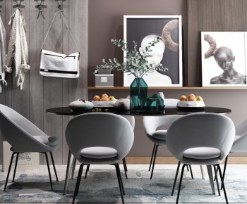 Nordic Style Dining Table And Chairs-ID:703639246