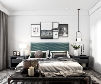 Nordic Style Bedroom-ID:301854377