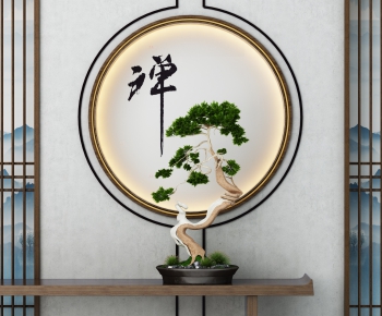 New Chinese Style Bonsai-ID:911643885