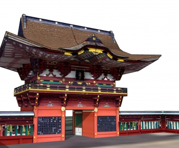 Japanese Style Ancient Architectural Buildings-ID:303331873