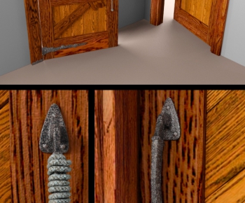 Modern Solid Wood Door-ID:582572948