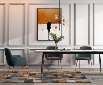 Modern Dining Table And Chairs-ID:113244858